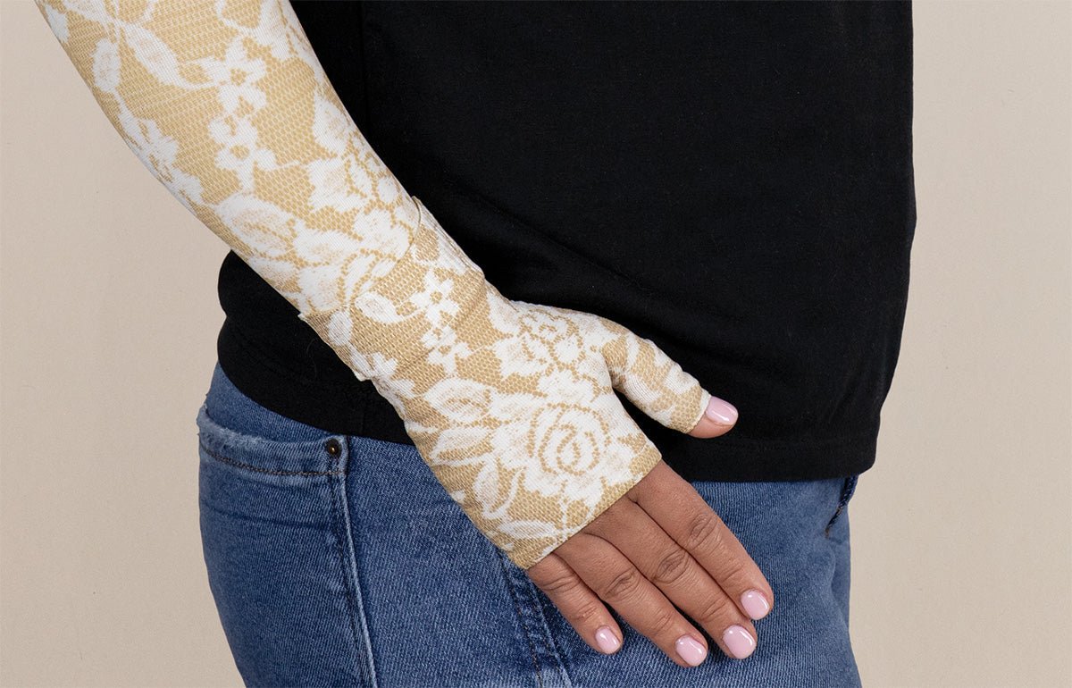 Darling Tan Gradient Compression Gauntlet - LympheDIVAs