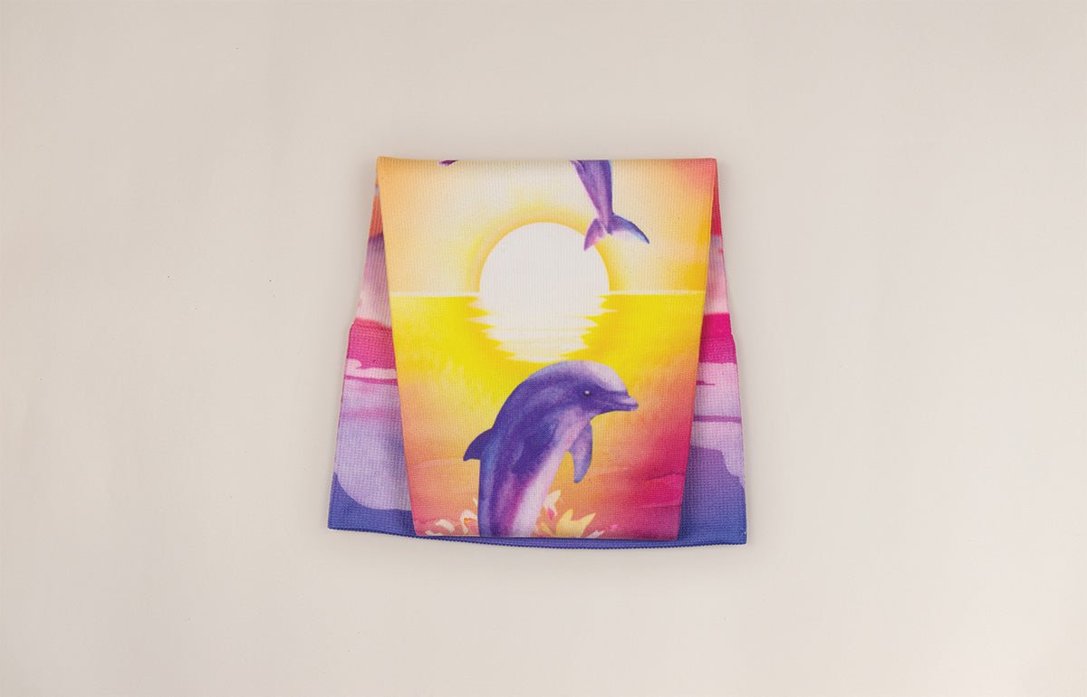 Dolphins Gradient Compression Arm Sleeve - LympheDIVAs