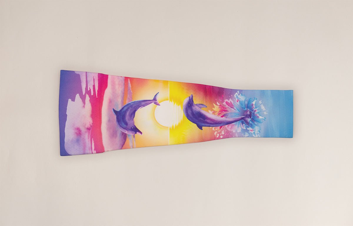 Dolphins Gradient Compression Arm Sleeve - LympheDIVAs