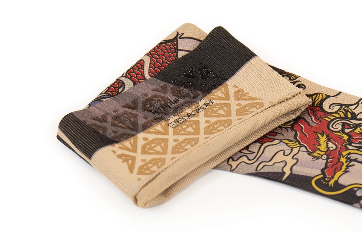 Dragon Lair Beige Gradient Compression Arm Sleeve - LympheDIVAs