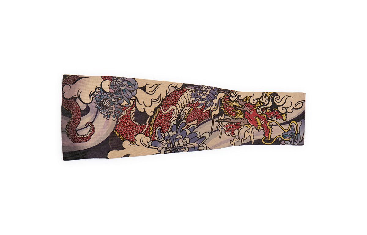 Dragon Lair Beige Gradient Compression Arm Sleeve - LympheDIVAs