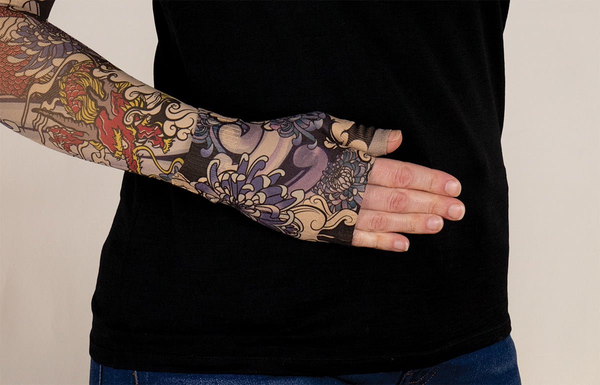 Dragon Lair Beige Gradient Compression Gauntlet - LympheDIVAs