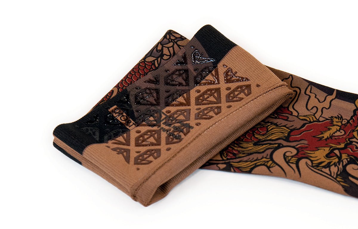 Dragon Lair Mocha Gradient Compression Arm Sleeve - LympheDIVAs