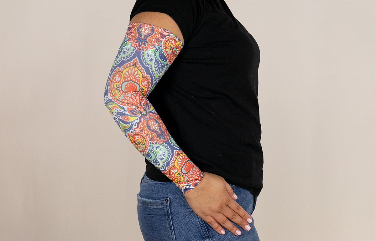 Festival Gradient Compression Arm Sleeve - LympheDIVAs