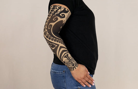 Fierce Beige Gradient Compression Arm Sleeve - LympheDIVAs