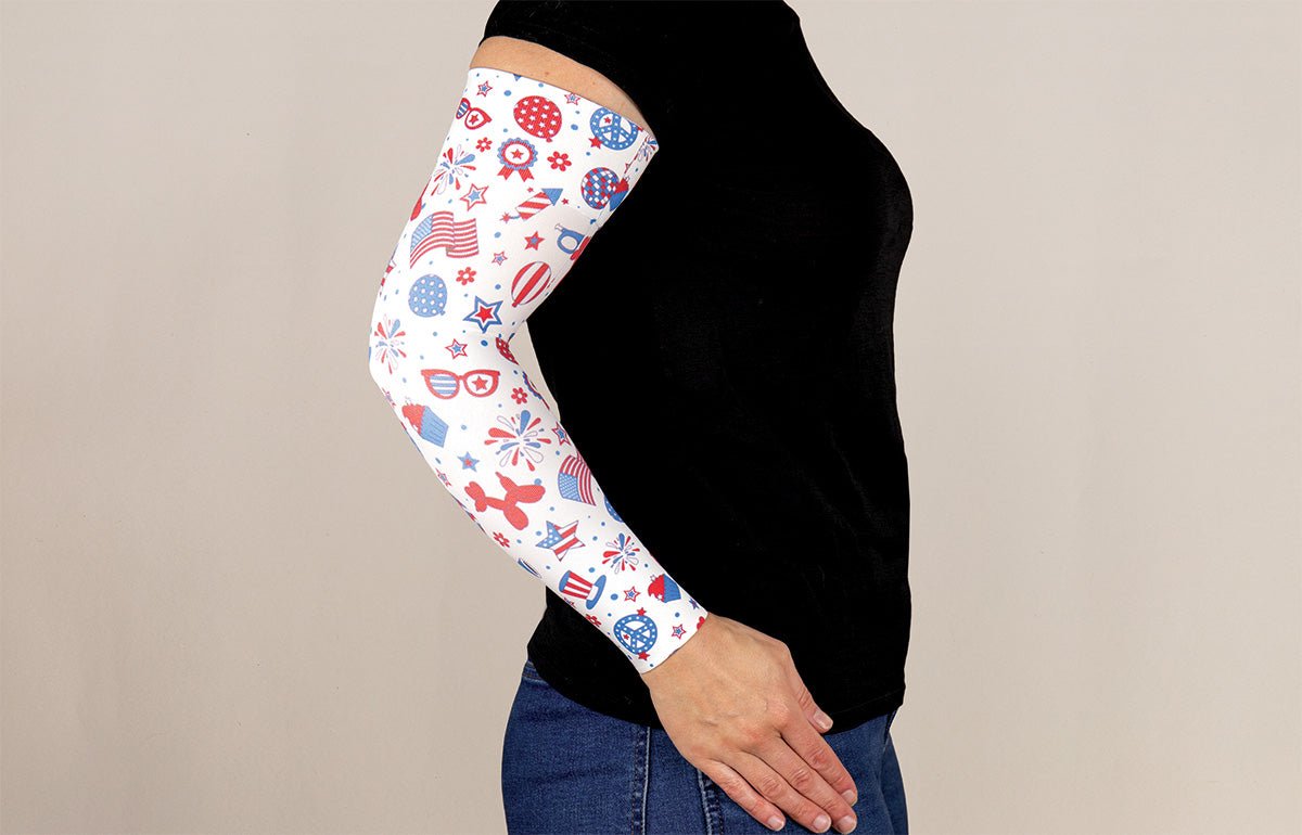 Firework Gradient Compression Arm Sleeve - LympheDIVAs