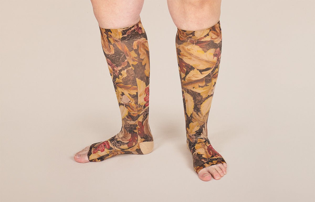 Forest Camo Gradient Compression Socks - LympheDIVAs