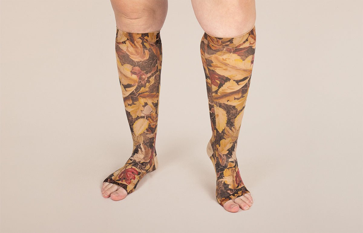 Forest Camo Gradient Compression Socks - LympheDIVAs