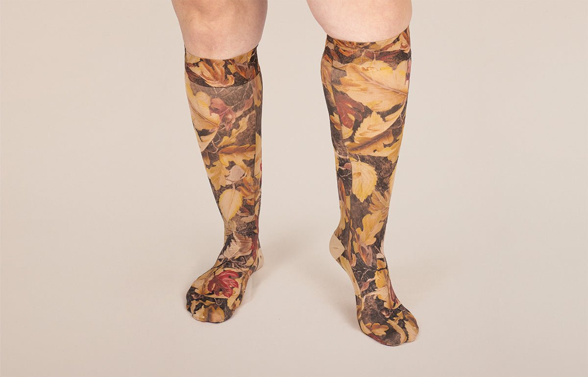 Forest Camo Gradient Compression Socks - LympheDIVAs