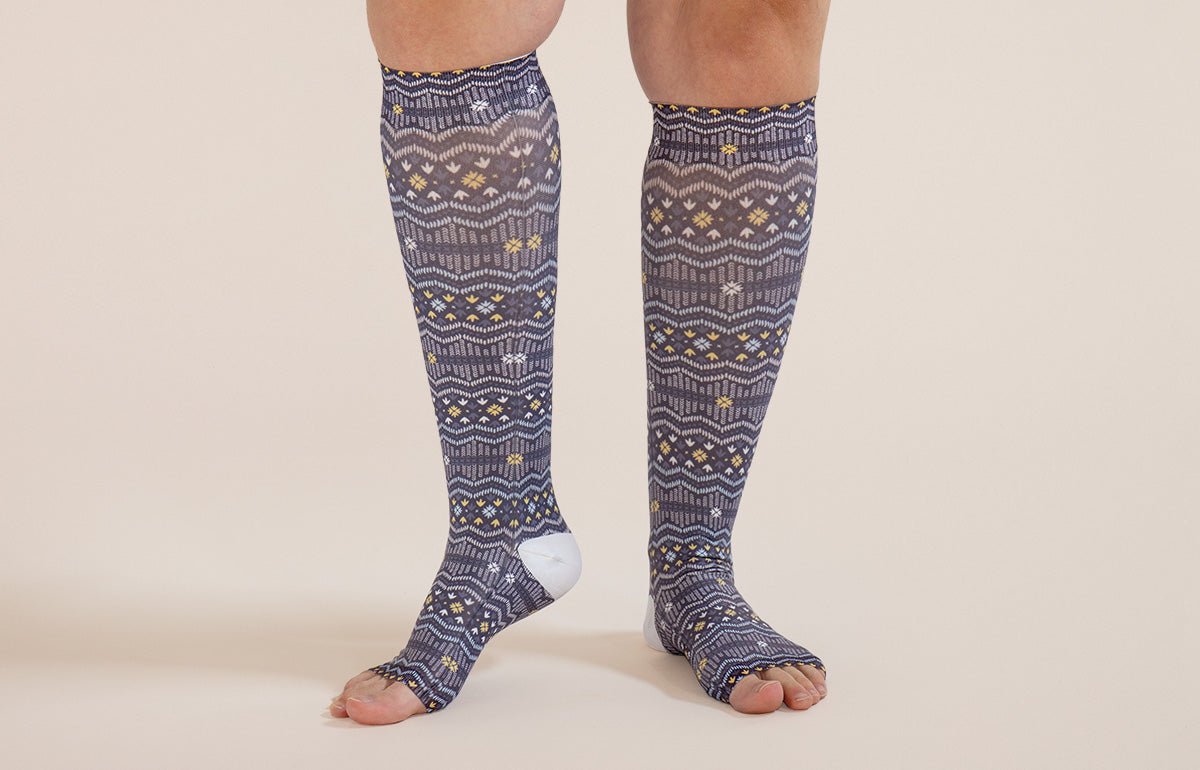 Frost Gradient Compression Socks - LympheDIVAs