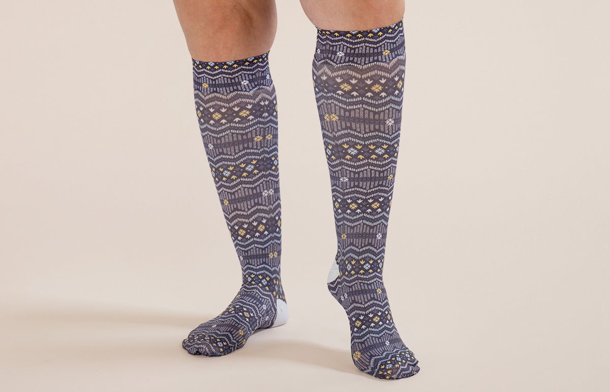 Frost Gradient Compression Socks - LympheDIVAs
