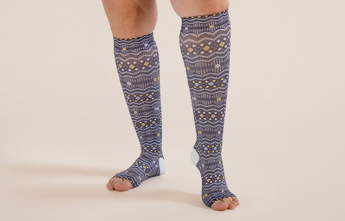 Frost Gradient Compression Socks - LympheDIVAs
