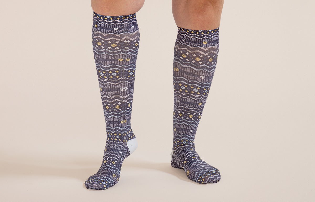 Frost Gradient Compression Socks - LympheDIVAs