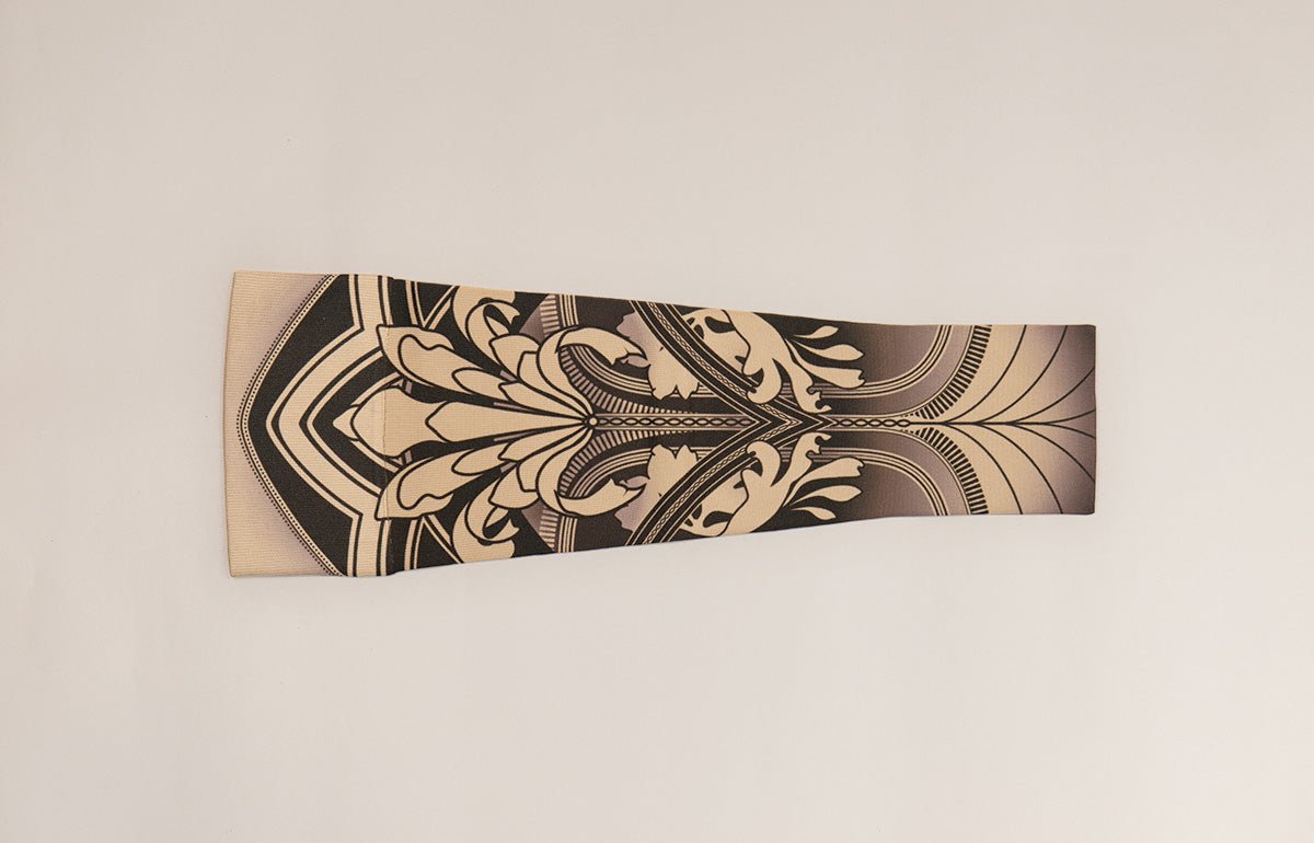 Gatsby Beige Gradient Compression Arm Sleeve - LympheDIVAs