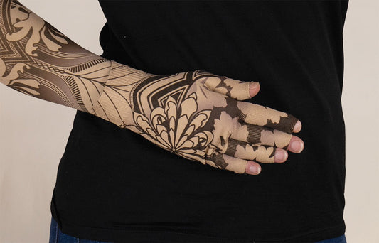 Gatsby Beige Gradient Compression Glove - LympheDIVAs