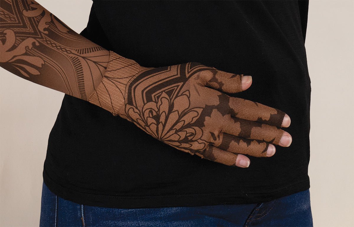 Gatsby Mocha Gradient Compression Glove - LympheDIVAs