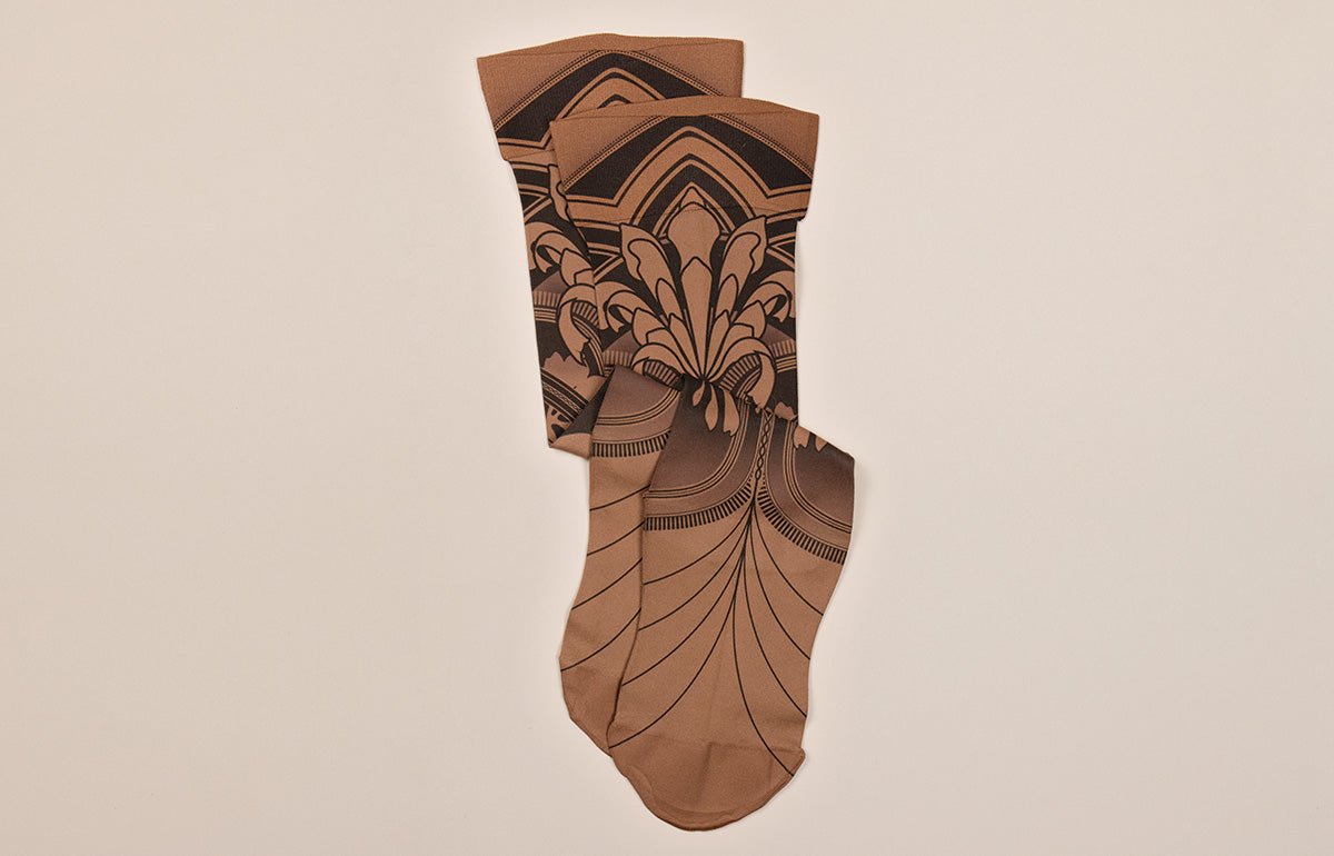 Gatsby Mocha Gradient Compression Socks - LympheDIVAs