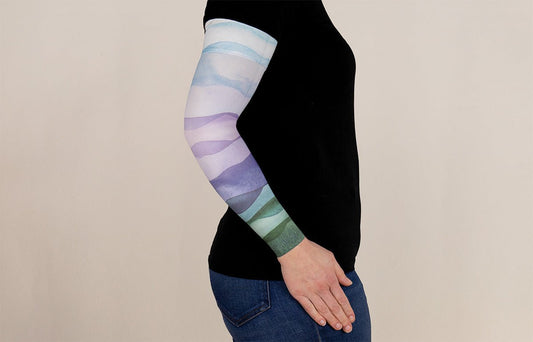 Horizon Gradient Compression Arm Sleeve - LympheDIVAs