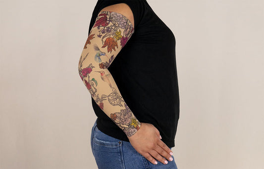 Hummingbird Gradient Compression Arm Sleeve - LympheDIVAs