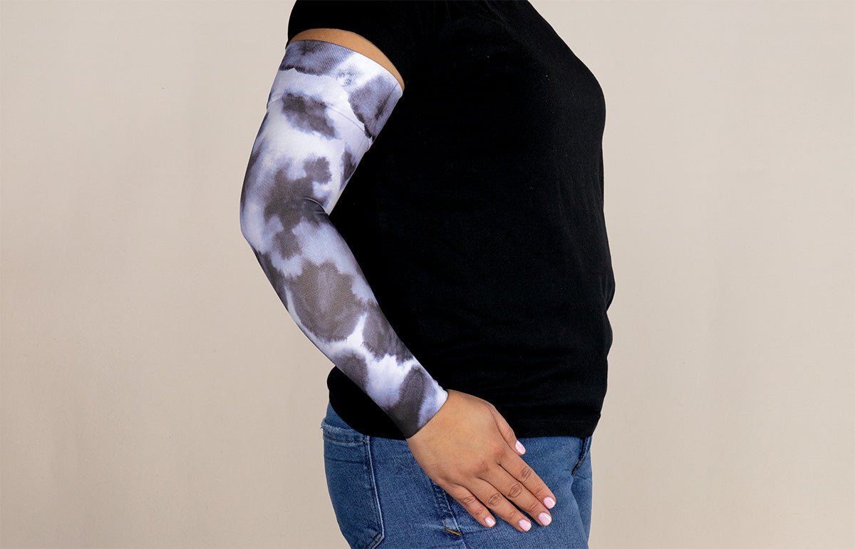 Indigo Gradient Compression Arm Sleeve - LympheDIVAs