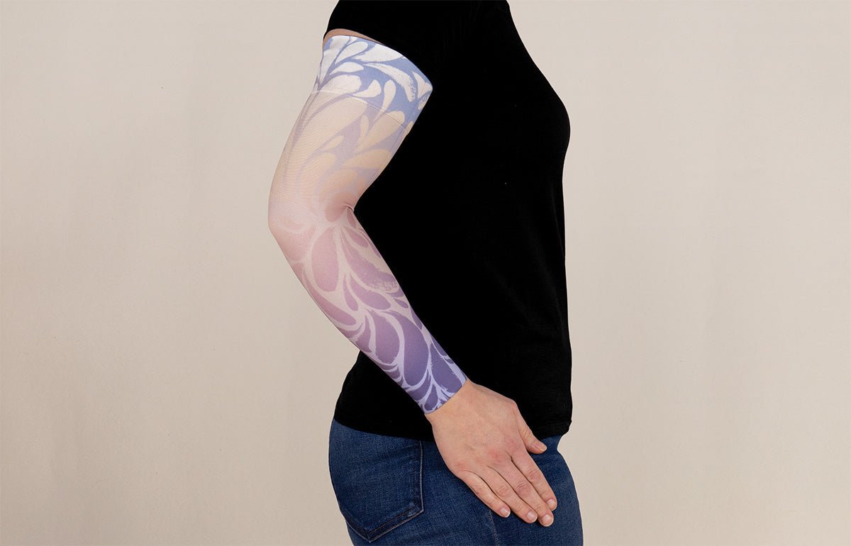 Inspiration Gradient Compression Arm Sleeve - LympheDIVAs