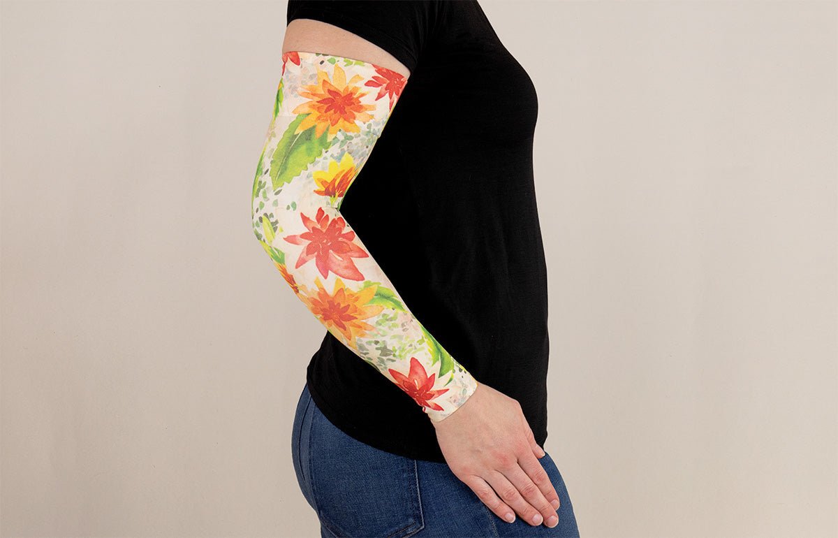 Isabella Gradient Compression Arm Sleeve - LympheDIVAs