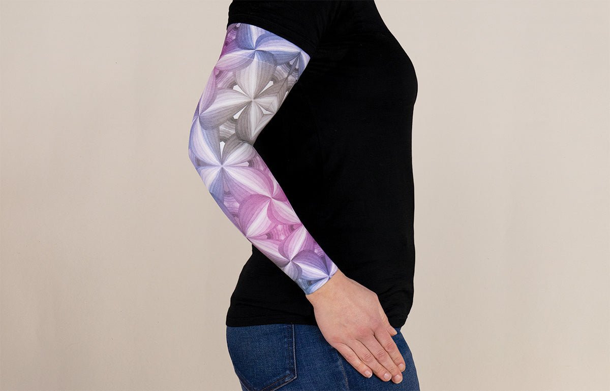 Kaleidoscope Gradient Compression Arm Sleeve - LympheDIVAs