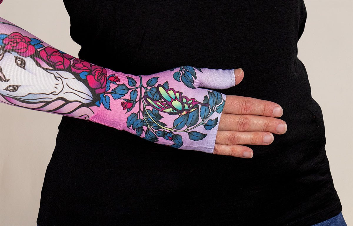 Kiku Gradient Compression Gauntlet - LympheDIVAs