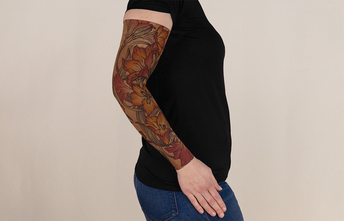 Lily Mocha Gradient Compression Arm Sleeve - LympheDIVAs