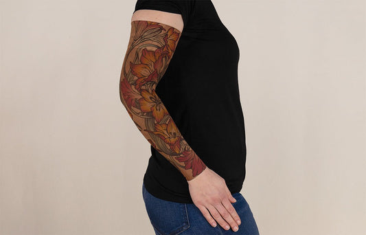 Lily Mocha Gradient Compression Arm Sleeve - LympheDIVAs