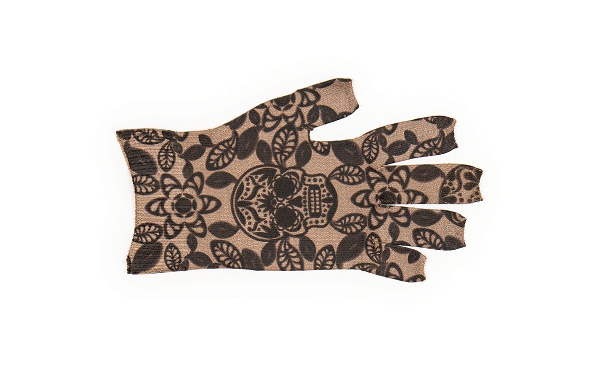Macabre Beige Gradient Compression Glove - LympheDIVAs