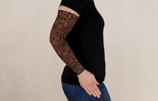 Macabre Mocha Gradient Compression Arm Sleeve - LympheDIVAs