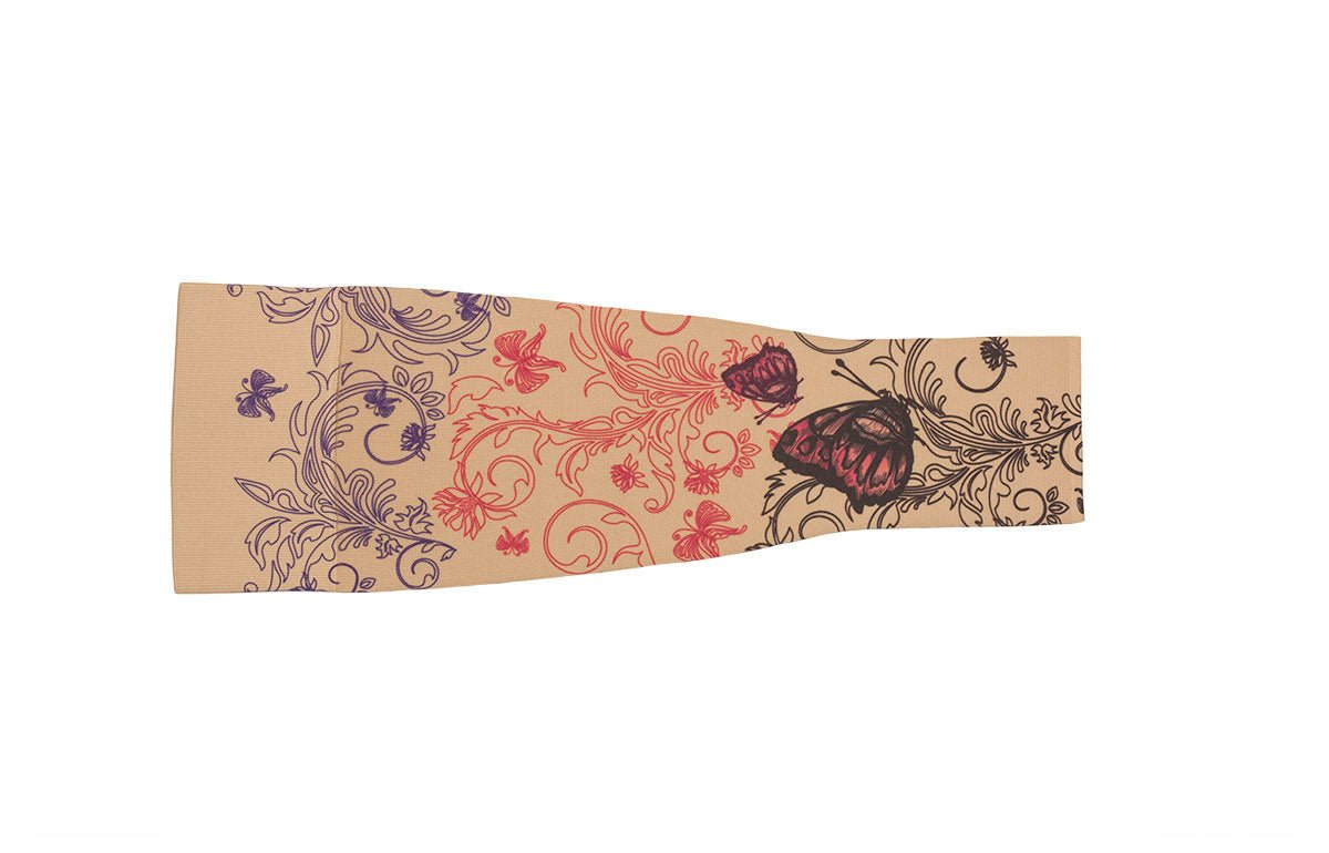 Mariposa Beige Gradient Compression Arm Sleeve - LympheDIVAs