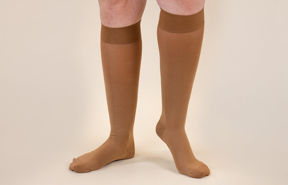 Mocha Gradient Compression Socks - LympheDIVAs