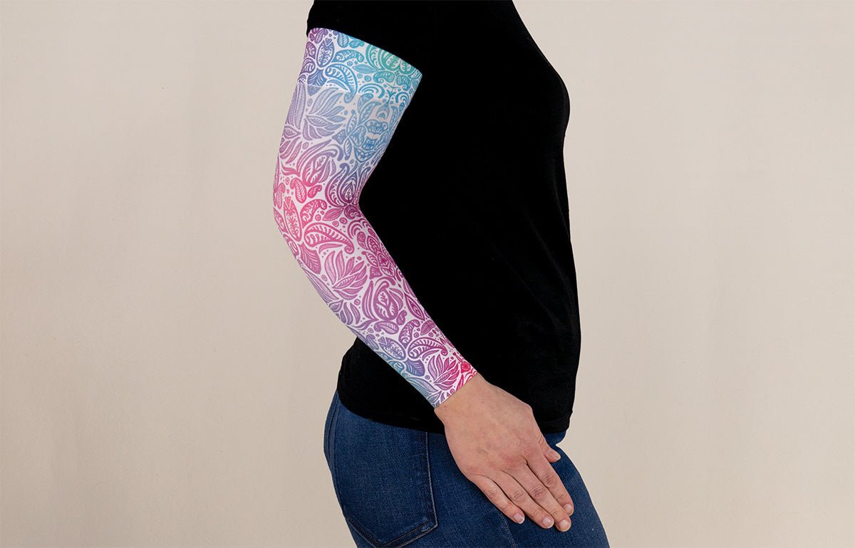 Oasis Gradient Compression Arm Sleeve - LympheDIVAs