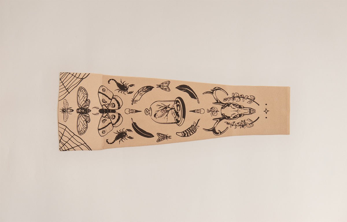 Oddities Beige Gradient Compression Arm Sleeve - LympheDIVAs