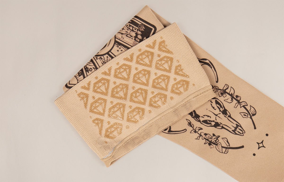 Oddities Beige Gradient Compression Arm Sleeve - LympheDIVAs