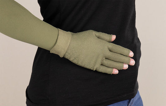 Olive Gradient Compression Glove - LympheDIVAs