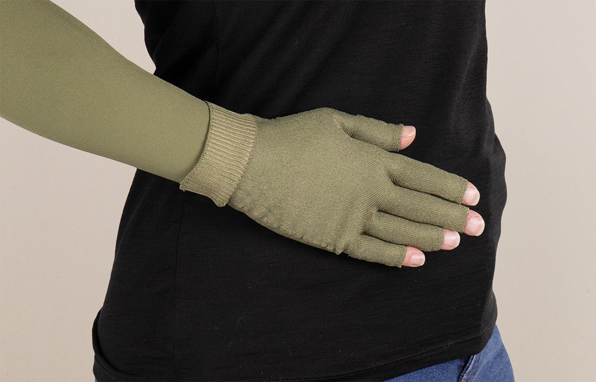 Olive Gradient Compression Glove - LympheDIVAs