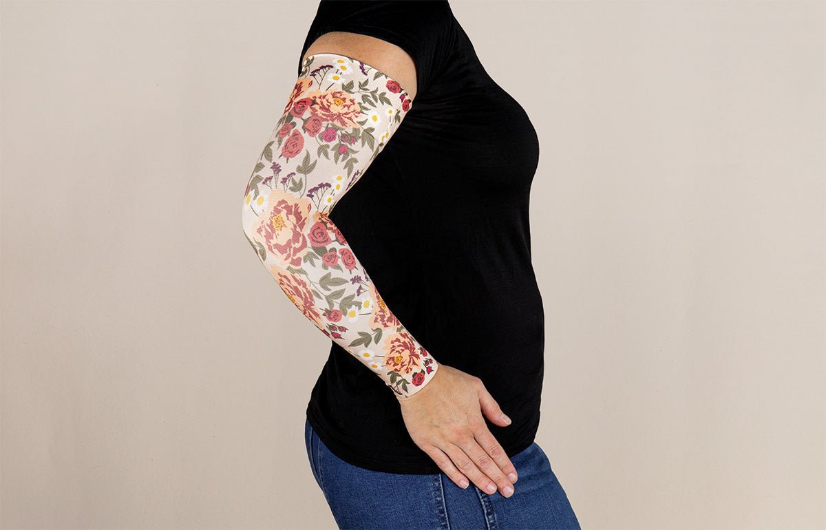 Olivia Gradient Compression Arm Sleeve - LympheDIVAs