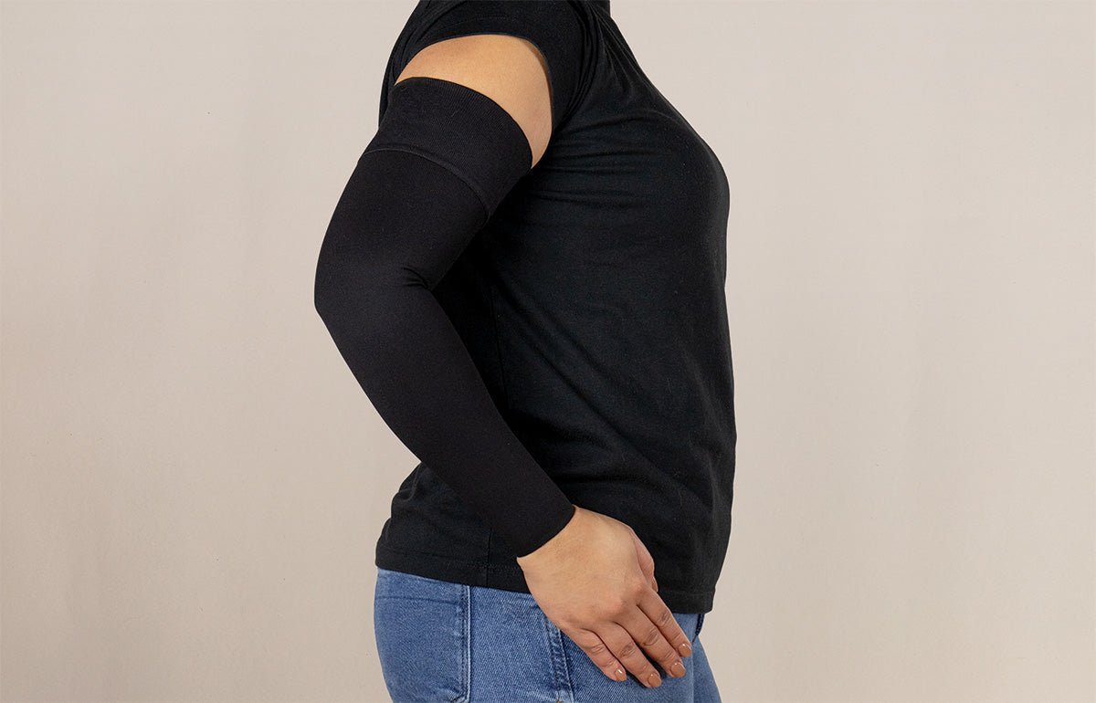 Onyx Gradient Compression Arm Sleeve - LympheDIVAs