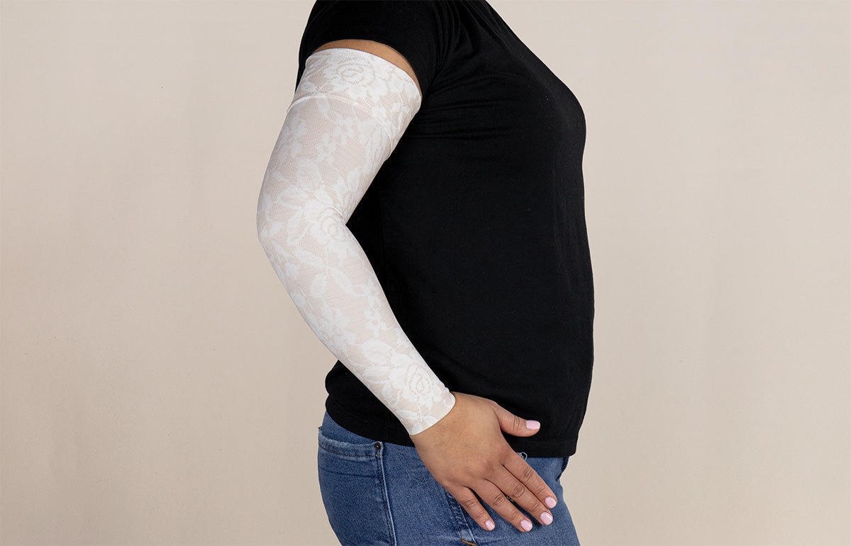 Ooops Rack: Darling Fair Gradient Compression Arm Sleeve - LympheDIVAs