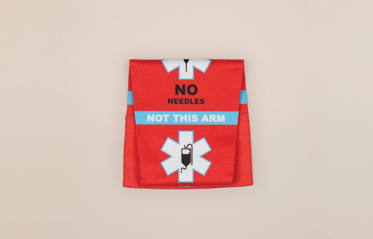 Oops Rack: Alert Gradient Compression Arm Sleeve - LympheDIVAs