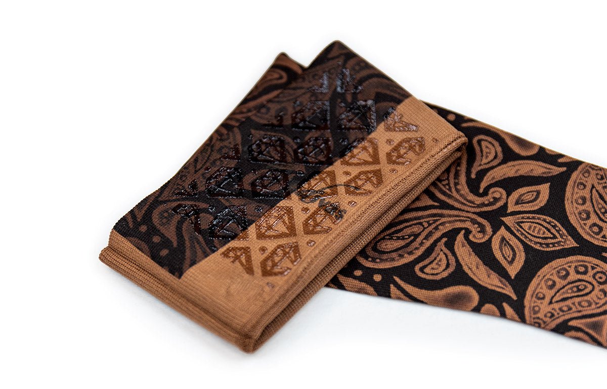 Oops Rack: Casbah Mocha Gradient Compression Arm Sleeve - LympheDIVAs
