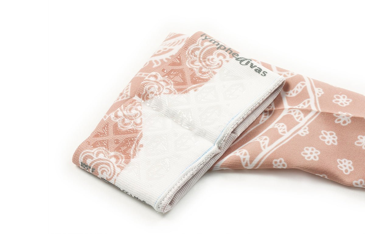 Oops Rack: Daisy Tan Gradient Compression Arm Sleeve - LympheDIVAs