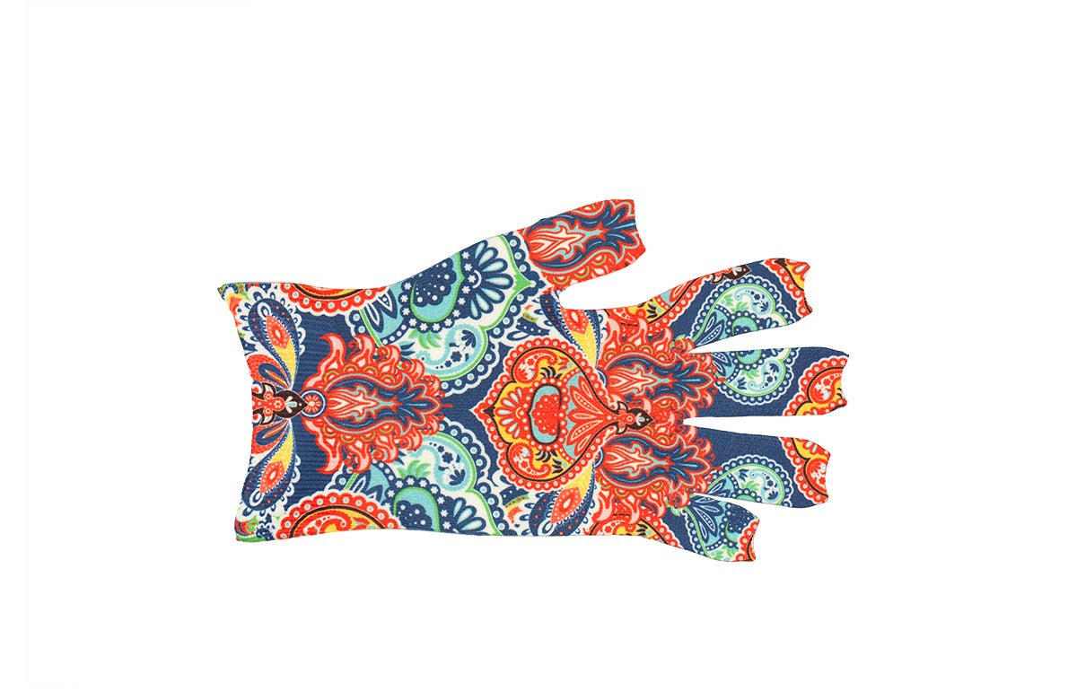 Oops Rack: Festival Gradient Compression Glove - LympheDIVAs