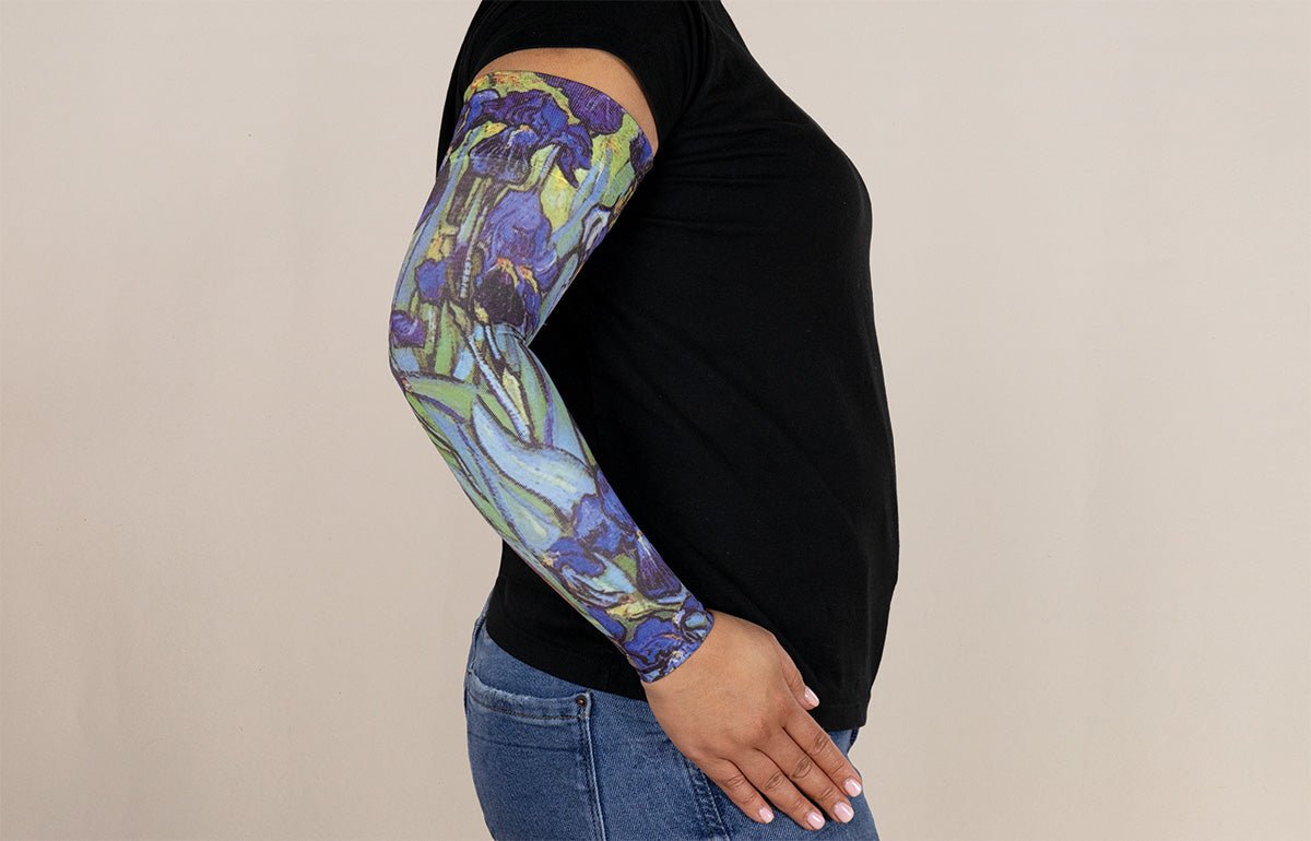 Oops Rack: Irises Gradient Compression Arm Sleeve - Arm Sleeve - LympheDIVAs