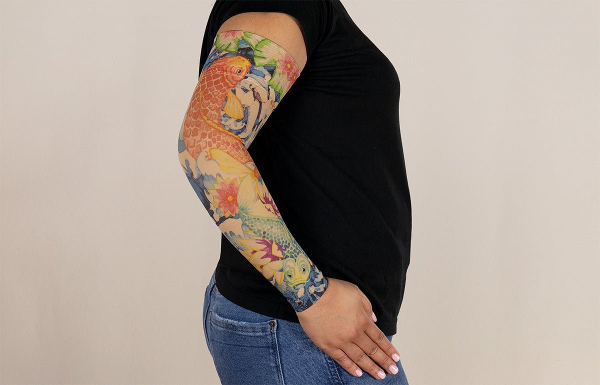 Oops Rack: Koi Gradient Compression Arm Sleeve - LympheDIVAs