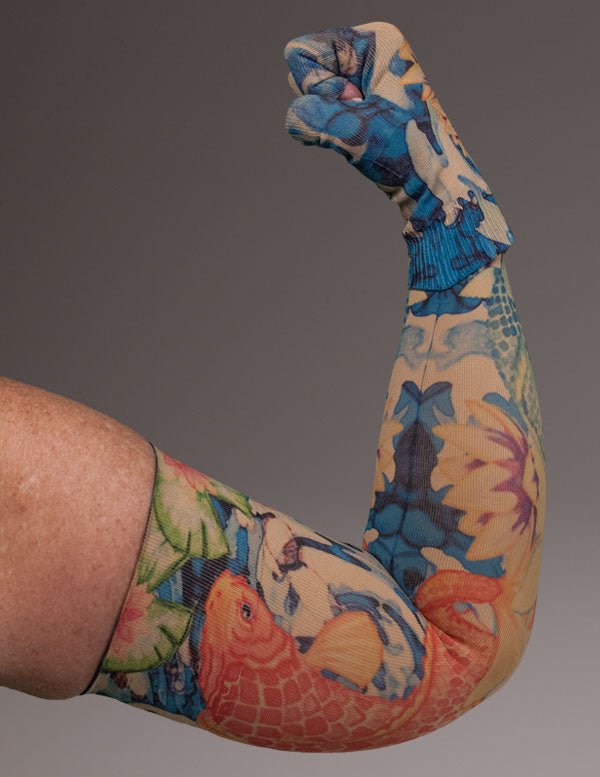 Oops Rack: Koi Gradient Compression Arm Sleeve - LympheDIVAs