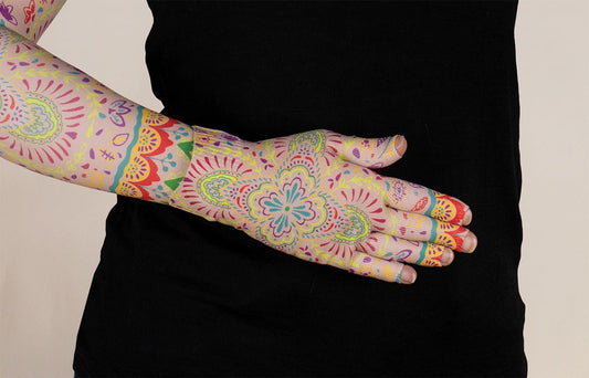 Oops Rack: Mandala Gradient Compression Glove - LympheDIVAs